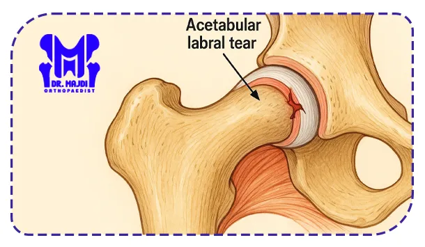 پارگی لابروم لگن چیست